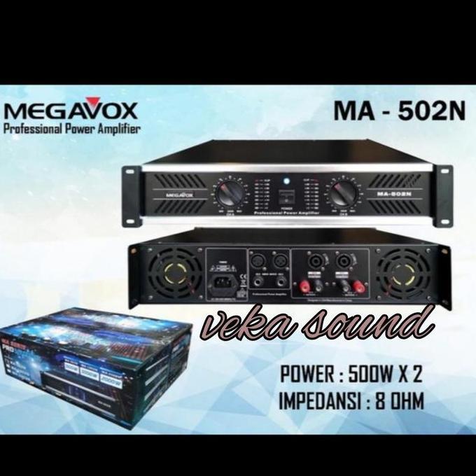 POWER AMPLIFIER MEGAVOX MA -502