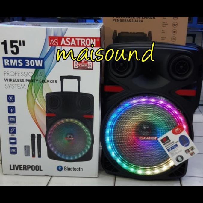 SPEAKER ASATRON LIVEOOL 15 INCH PORTABLE MEETING ASATRON 15INCH MIC