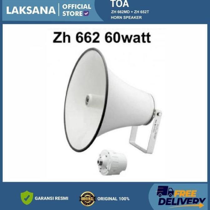 HORN SPEAKER TOA ZH 662MD + ZH 652T (KHUSUS BANDUNG)
