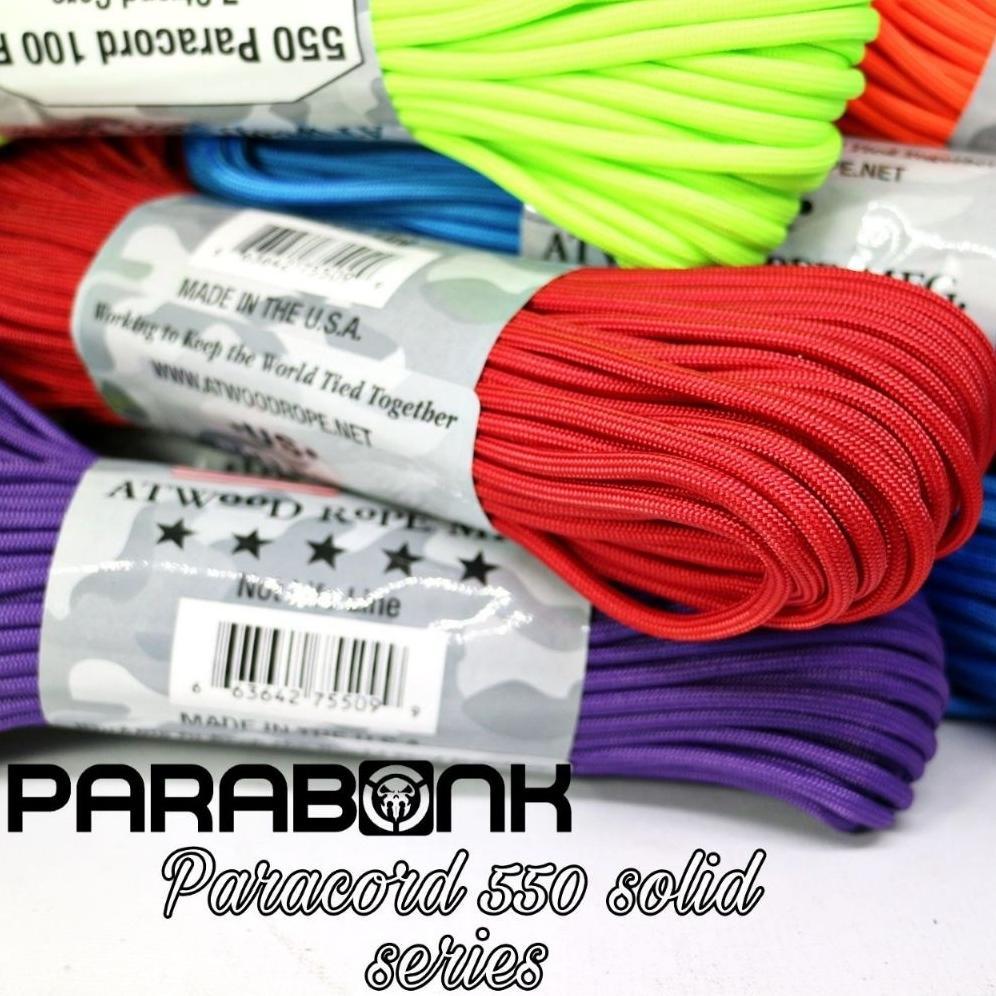 Paracord 550 solid by Atwood made in USA