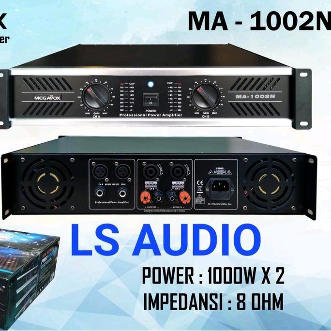 POWER AMPLIFIER MEGAVOX MA 1002 N POWER MEGAVOX ORINAL