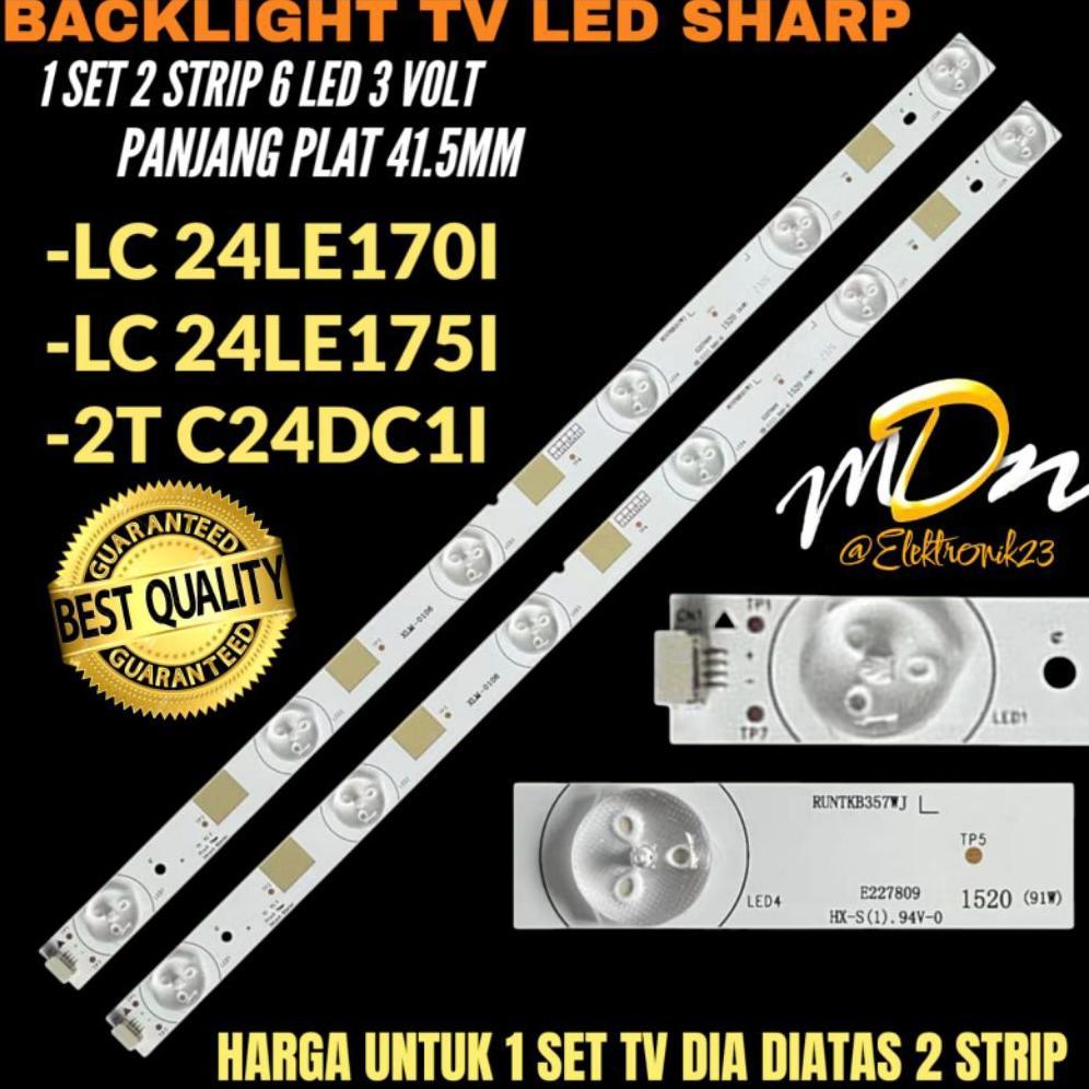 NEW BACKLIGHT TV LED SHARP 24 INCH LC-24LE170I- LC-24LE175I 2T-C24DC1I BACKLIGHT TV 24 INCH