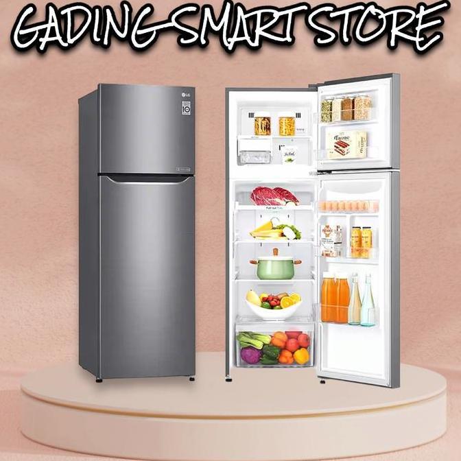 (Best) LG KULKAS 2 PINTU GNG372SLCB GNG372SXCB GN-G372SLCB GN-G372SXCB