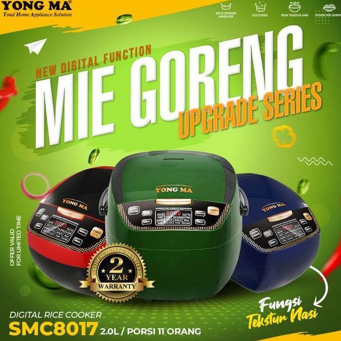 Termurah Yong Ma Yongma Digital Rice Cooker 2 L Ymc 801 Ymc801 / Smc8017 Yongma