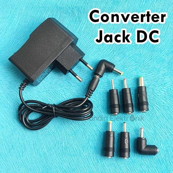 Converter Jack Dc Sambungan Jack Dc Adaptor - Konektor Sambungan Jack Adaptor Lubang Besar Ke Kecil