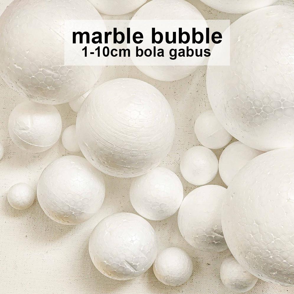 Bola Gabus Styrofoam Diameter 1-10cm Bola Gabus Tatasurya Gabus Tata Surya