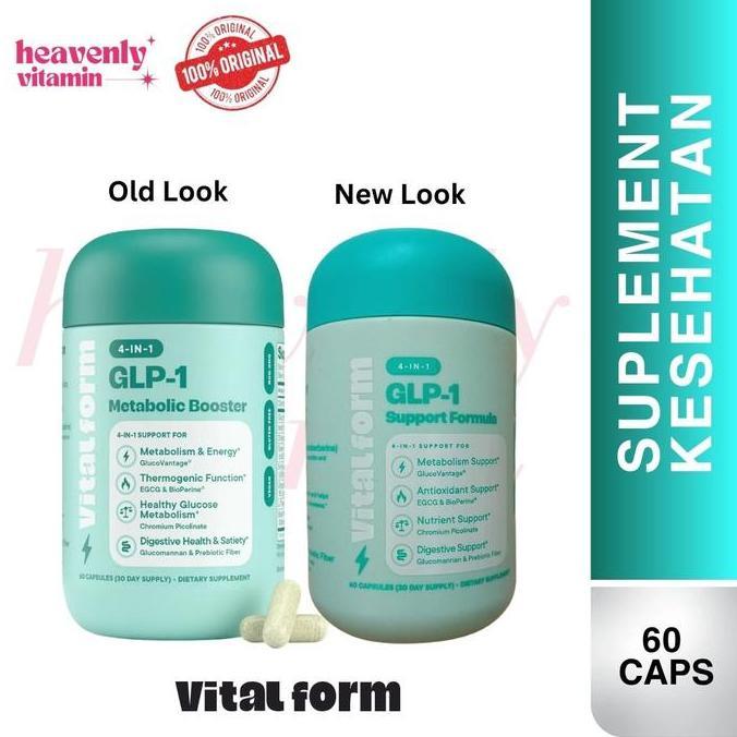 (READY STOCK) VitalForm 4-in-1 Metabolic Booster - 60 Capsules, Non-GMO, Gluten Free