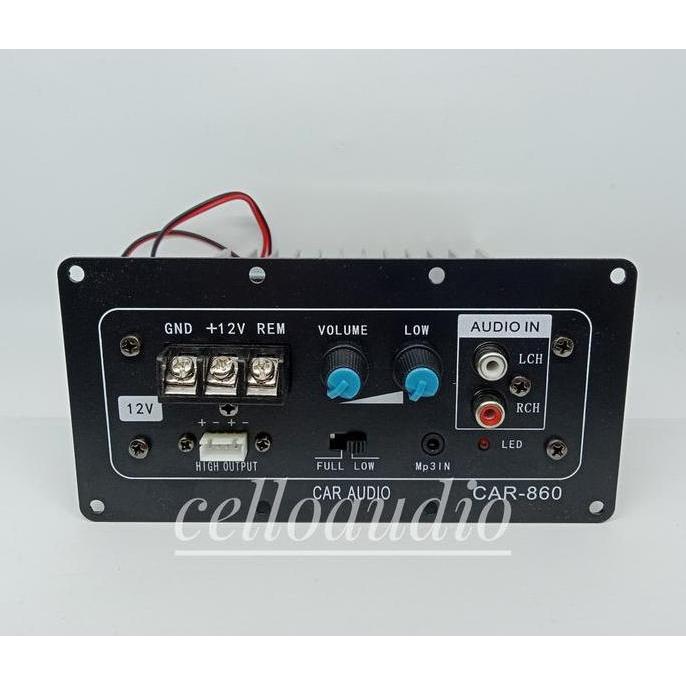 Promo Mesin Basstube Aktif CAR-860 Power Kit Aktif 12 Volt Diskon