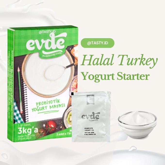 Leite - Halal Premium Yogurt Starter / Bibit Yogurt / Biang Yogurt Turkey