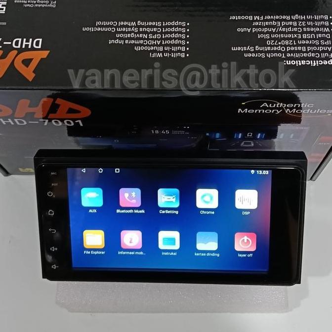 Promo DHD-7001T - Headunit Double Din Android DHD 7 inch Plug and Play Innova Lama - Calya Sigra - A