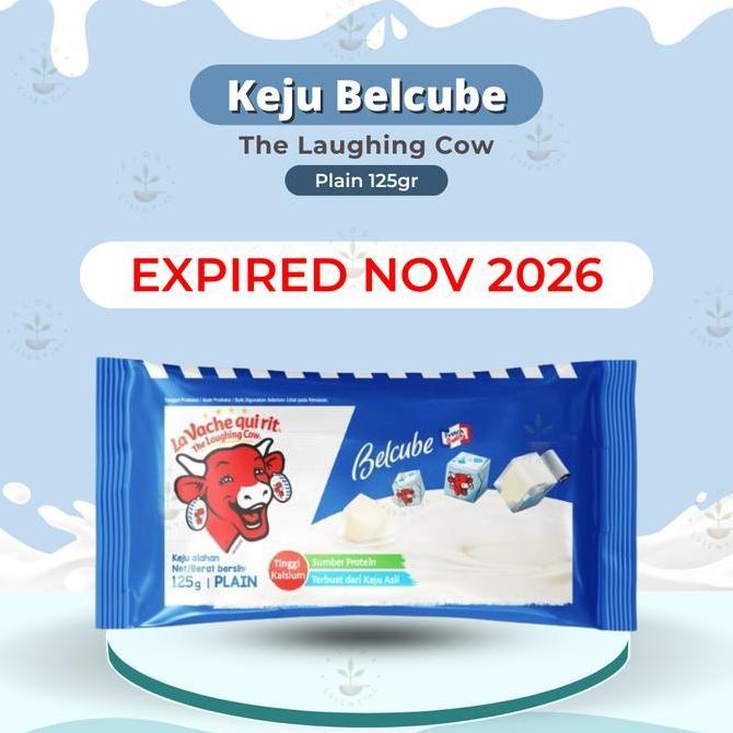 Leite - Keju Belcube Cheese Spread 125 Gr - Belcube Keju Bayi Mpasi 24 Kotak - Keju Kiri - Keju Baby