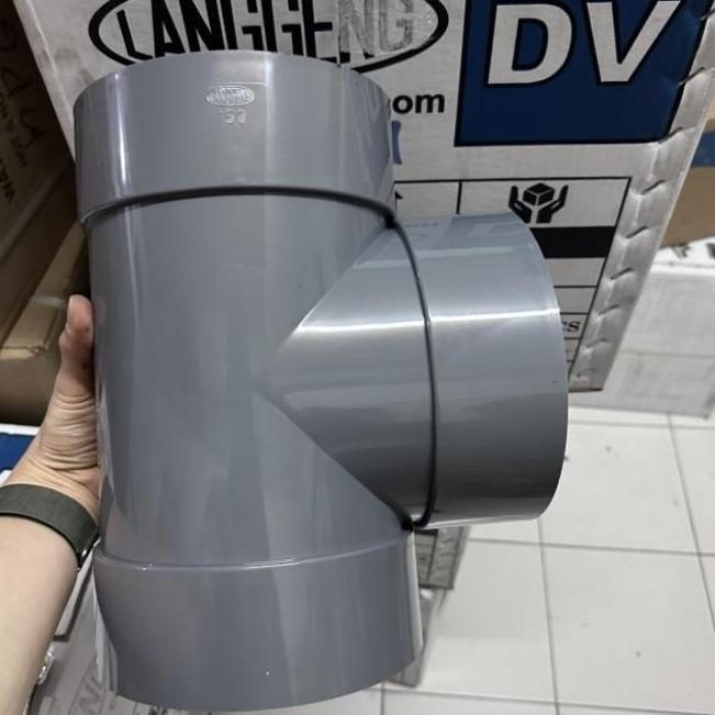 TEE 6" INCH D LANGGENG TEE SOK T PVC 6 INCH