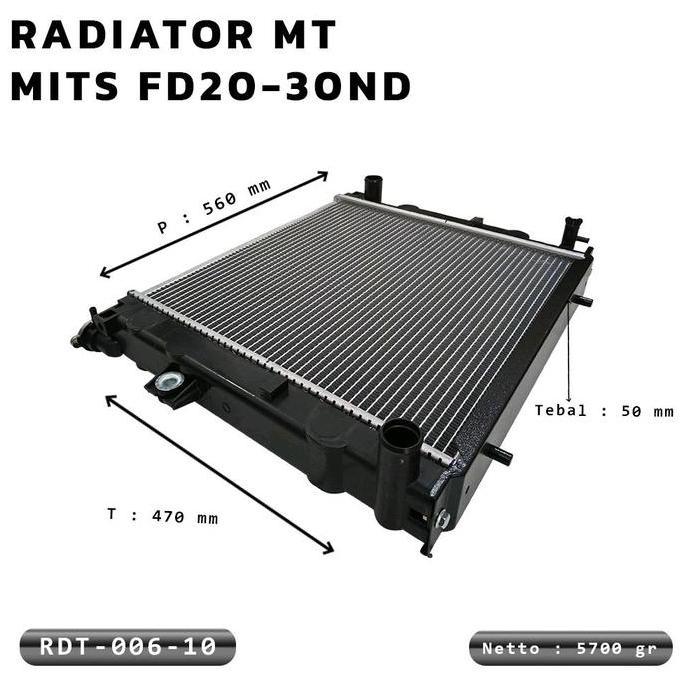 Radiator assy Forklift Mitsubishi S4S FD20 FD30 FD30ND manual