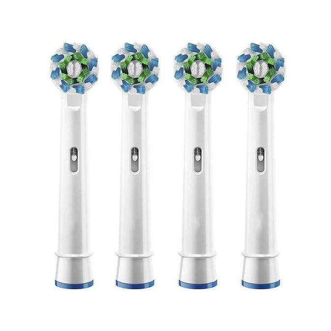Dente - Kepala Pengganti Sikat Gigi Elektrik 4 Pcs For Oral-B