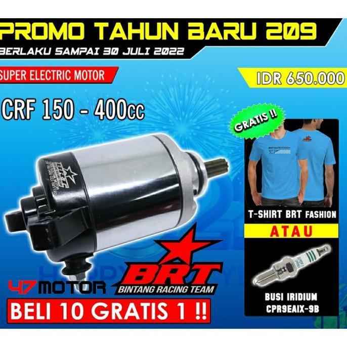 Dinamo Stater BRT Bore up CRF 150 Verza Megapro New Mono 300cc 400cc