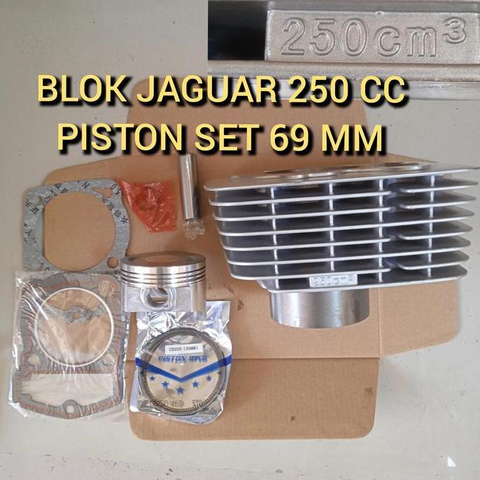 Blok Jaguar 250 Piston Set 69 Blok Seher Silinder Jaguar 250