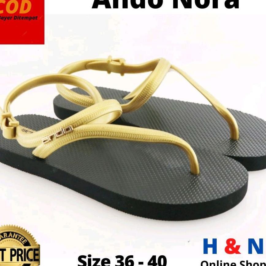 H&N Online Shop - Sandal Strappy Wanita Ando Nora - Size 36-40