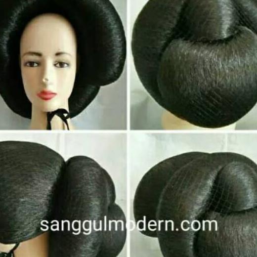 Sanggul. Wig Model Jawa