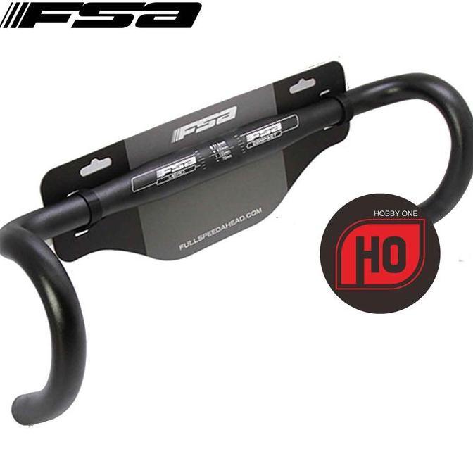 FSA VERO COMPACT ALLOY BLACK Handlebar Dropbar