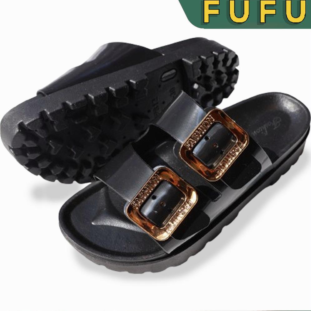 Sale FUFU Sandal Tali Ganda / Sandal Sederhana Modis / Sandal Pantai Musim Panas / Sendal Wanita / S