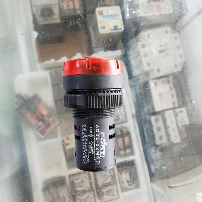 buzzer alarm 220v ac merah