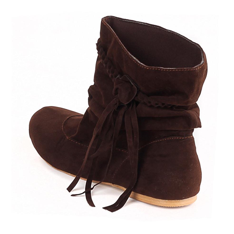 NEW! sepatu boots wanita, boots flat cewek, sepatu boots perempuan, boot cewek modis