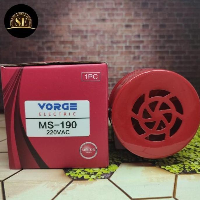 VORGE mini Motor Siren (Sirene) MS-190M 3" BUKAN FORT MS-190 MS190 3in