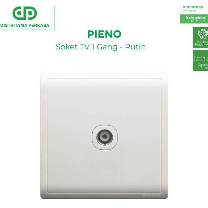 Schneider Pieno Stop Kontak TV White - E8231TV_WE