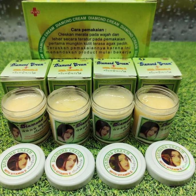 12 pcs cream SP Diamond tutup putih with viamin E