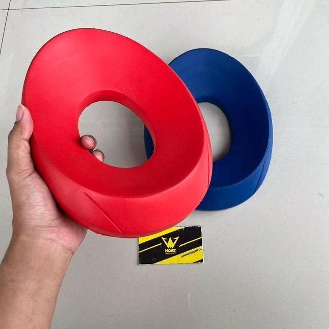 Promo Donat Helm Universal Warna Hitam Merah Biru / Tatakan Helm Nolan, Arai, AGV, HJC, Shoei, dll D