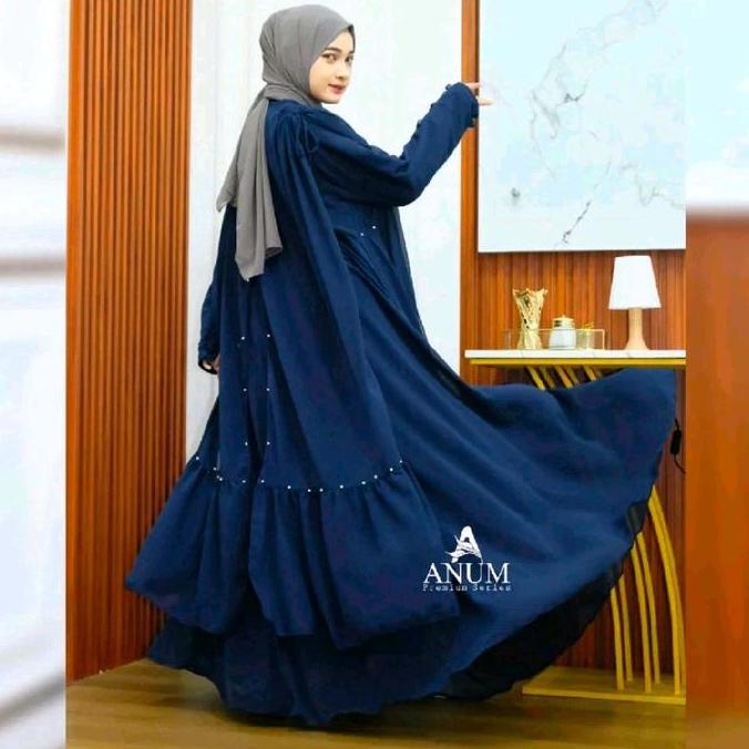 Arsy- Anum Series Shafira Set Abaya Matt.Ceruty Armany Cocok Untuk Kondangan Dan Syar'I - Muslim Gam