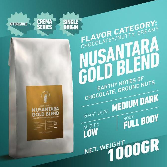 Nusantara Gold Blend Arabika Coffee Arabica Biji Kopi Bubuk