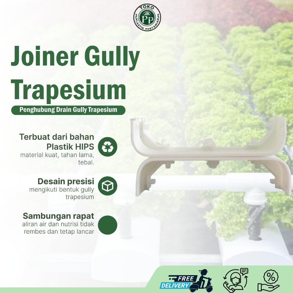 JOINER DRAIN GULLY TRAPESIUM/SAMBUNGAN GULLY HIDROPONIK/PENGHUBUNG GULLY
