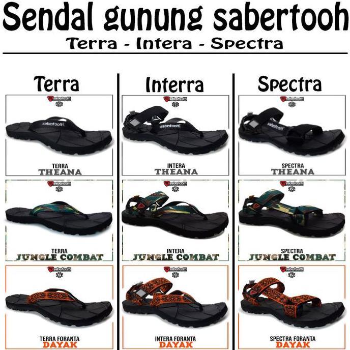 TERBARU - Sendal gunung SABERTOOTH terra - intera - spectra