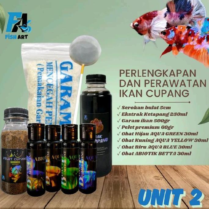PAKET LENGKAP PERAWATAN DAN PENGOBATAN IKAN CUPANG | PAKET PERAWATAN IKAN CUPANG