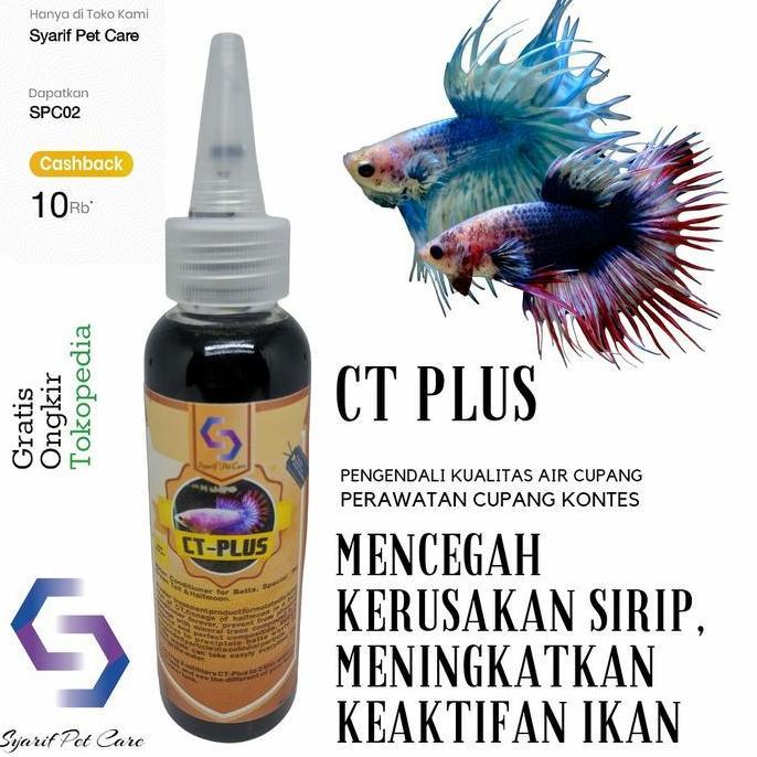 CT PLUS WATER TREATMENT KHUSUS CUPANG SERIT HALFMOON DAN GIANT