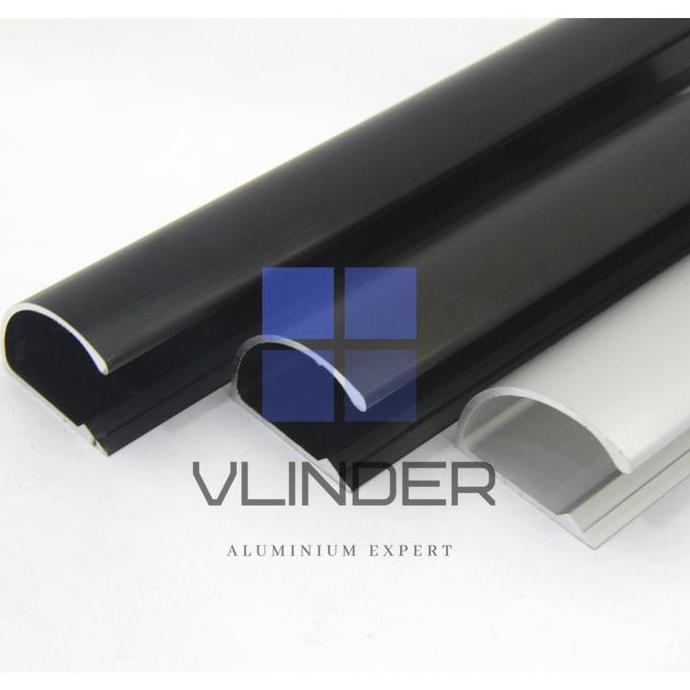 Profil Handle Bambu Pintu Aluminium