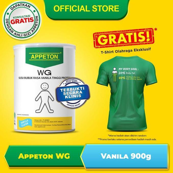 Susu Appeton WG Dewasa 900gr Rasa Vanila