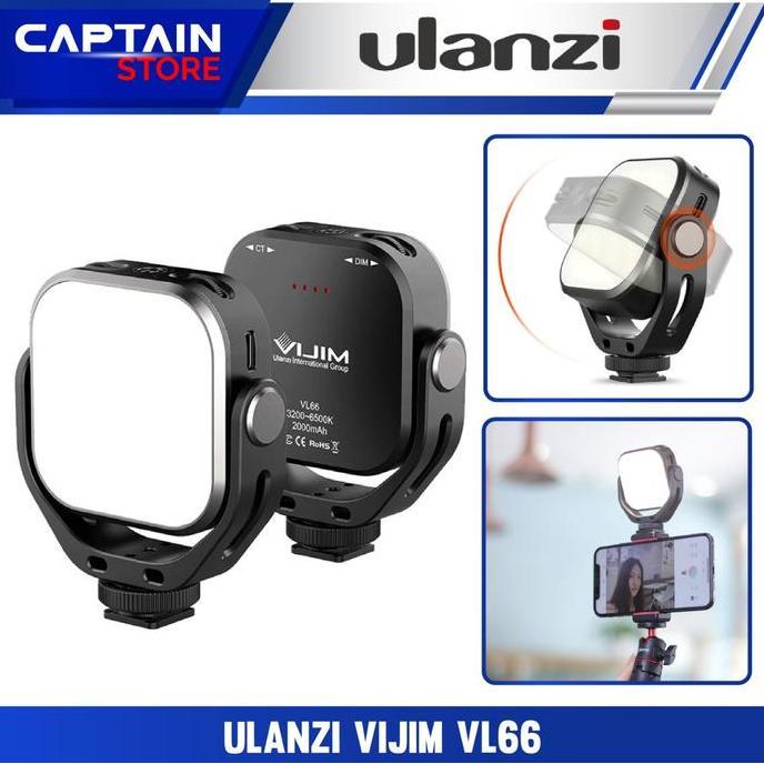 ULANZI VIJIM VL66 LED Lampu Foto dengan 66 LED - Ulanzi VIJIM VL66