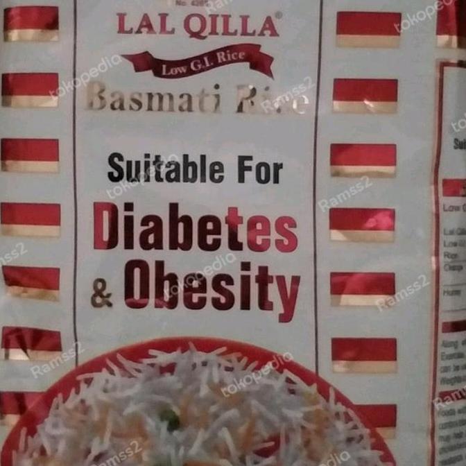 Rice- Lal Qilla Daat Diabetes & Obesity Basmati Rice Beras India Low Gi