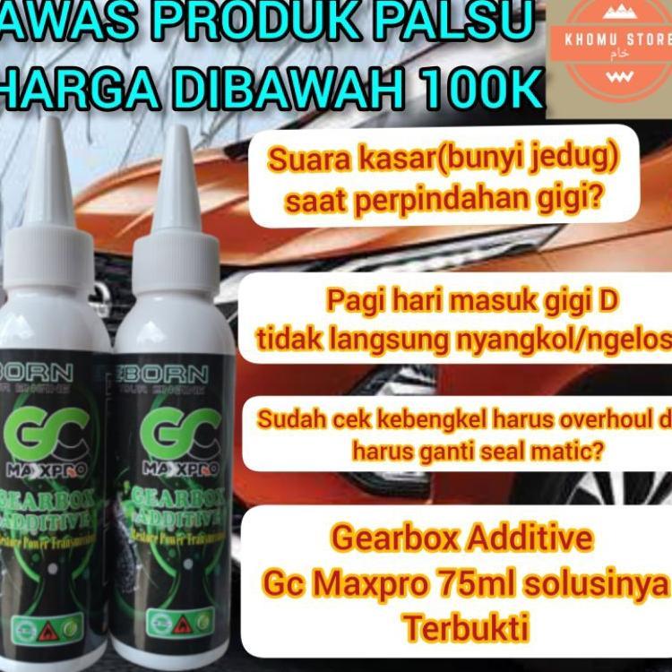 Aditif Matic Gc Maxpro Gearbox Additive 75Ml Cairan Oli Matic Gearbox Additive Gc Maxpro 75 Ml Termu
