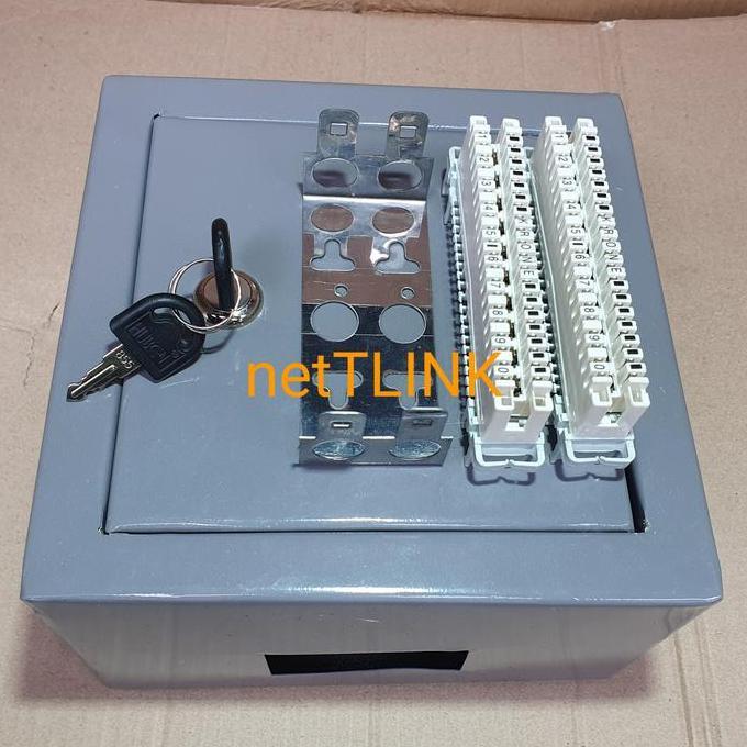 Box mdf telepon 20 pair / Terminal box 20 pair /box telepon kaleng 20"