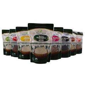 Rice- Eka Farm Beras Benku 1Kg - Beras Organik - Beras Merah Mix