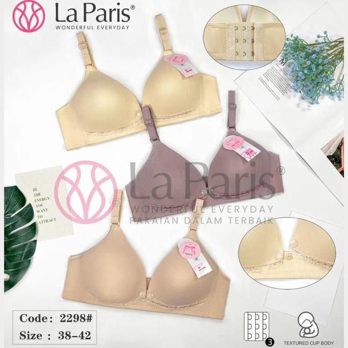 (BUNDLE) Bra Bh Menyusui Nursing Bra Tanpa Kawat Wanita Ibu Hamil La Paris BRA BH La Paris 2297 2298