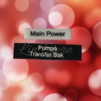 NAME PLATE PANEL TINGGI 30MM TAG CONTROL LISTRIK CUSTOM LABEL NAMEPLATE ACRYLIC MD27