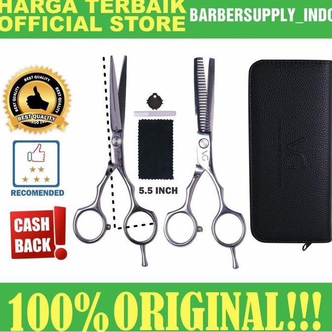 Gunting Potong dan Gunting Penipis VG Professional Hair Scissors