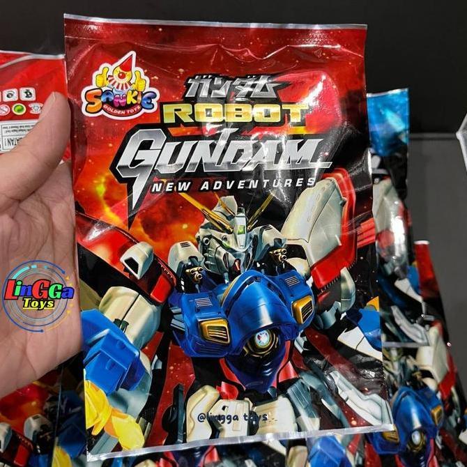 20 pcs mainan bongkar pasang ROBOT GUNDAM / mainan rakit