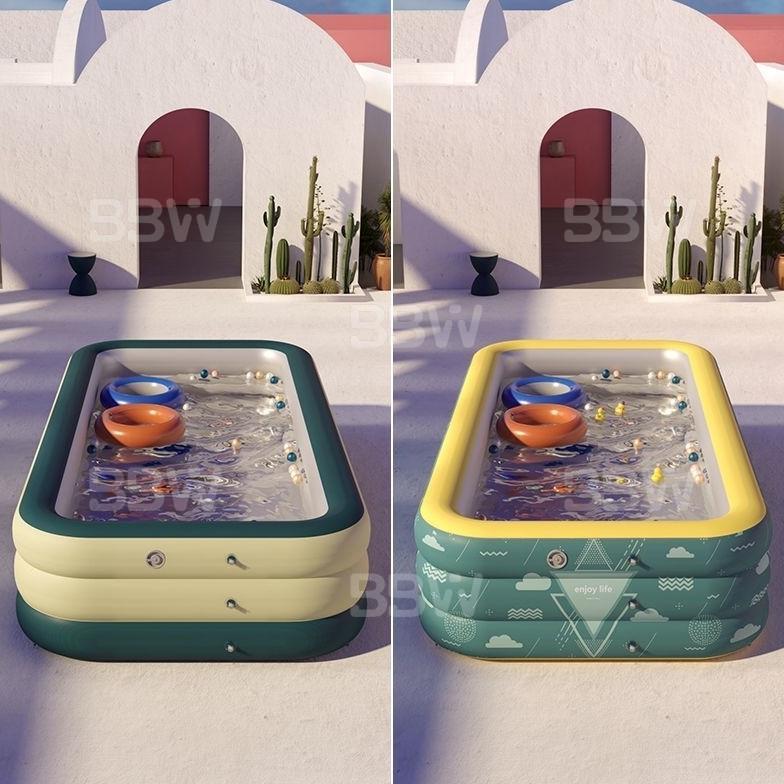 Ready Stock 4M Kolam Renang Anak Jumbo 4M Kolam Mandi Bola Inflatable Bestway Pool 1,5 Meter Kolam 4