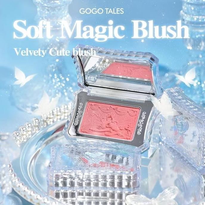 BPOM GOGO TALES Magic BlushGems Crystal Gentle Mist Powder Blush On Palette Perona Pipi GT803 Venrc 