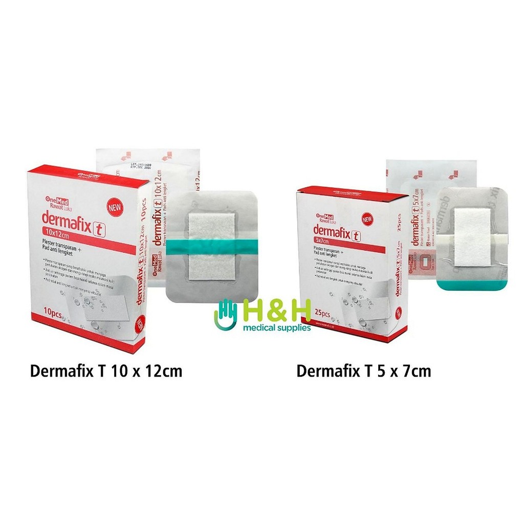 Dermafix T / Plester Luka Waterproof / Plester Luka Anti Air / Plester / Perban Luka / Handsaplast